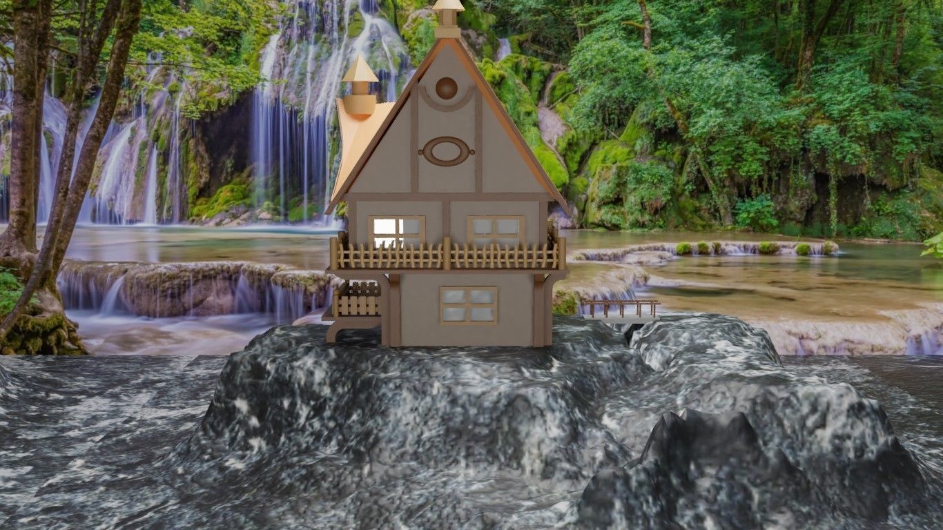 Fairytale house 6 3D model_2