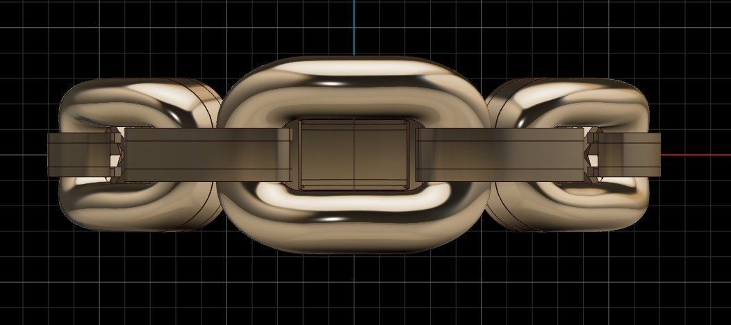 gold rings 3D print model_2