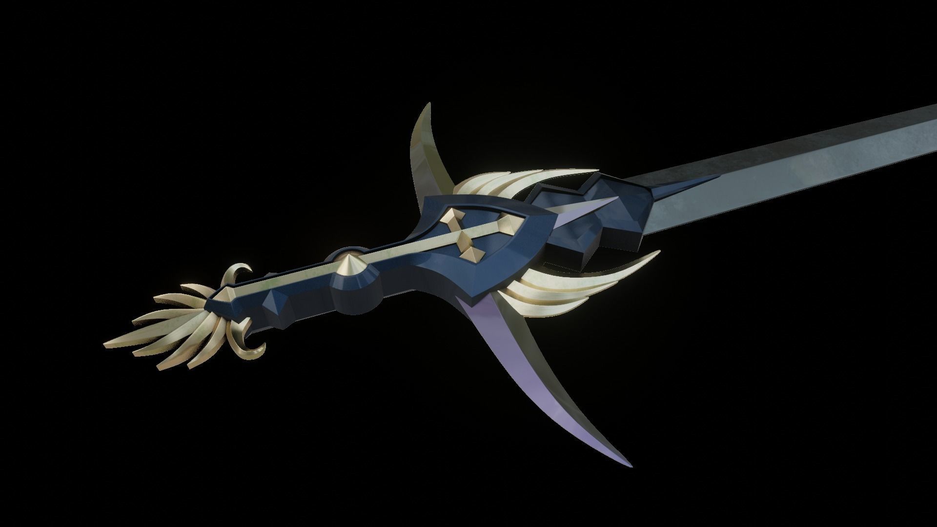 Sword of Valhalla 3D print model_4