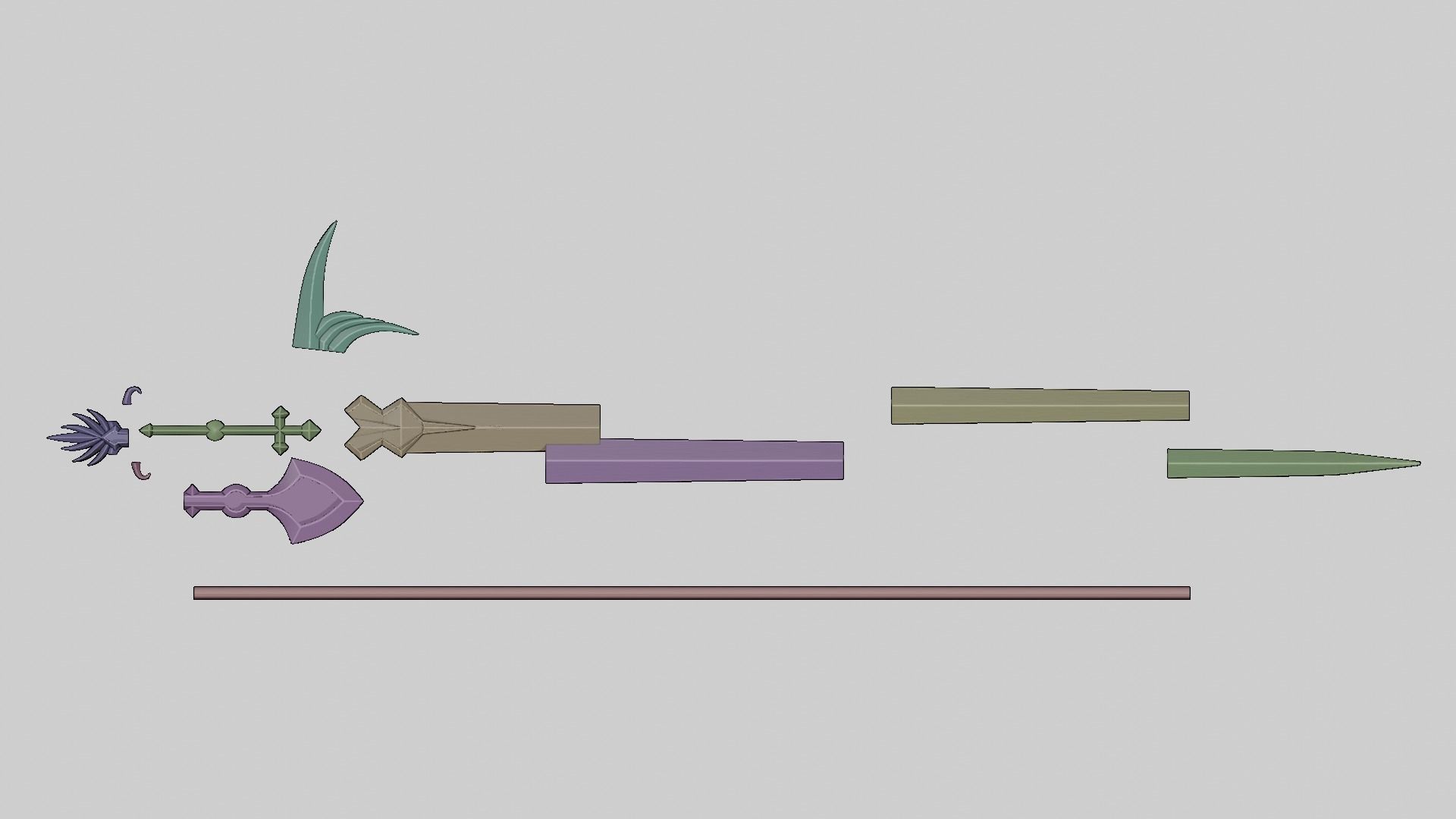 Sword of Valhalla 3D print model_1