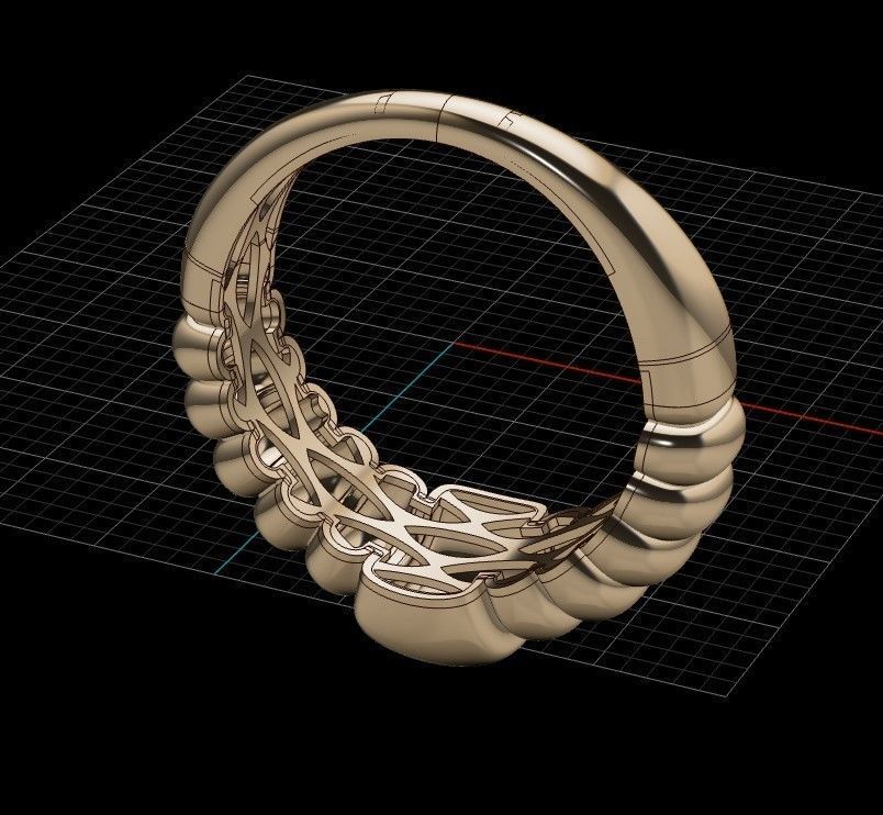 rings 3D print model_1