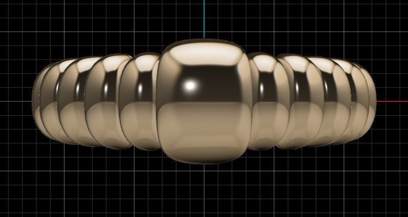 rings 3D print model_2