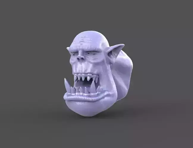 HEAD-Orc-2 high poly sculpt 3D model