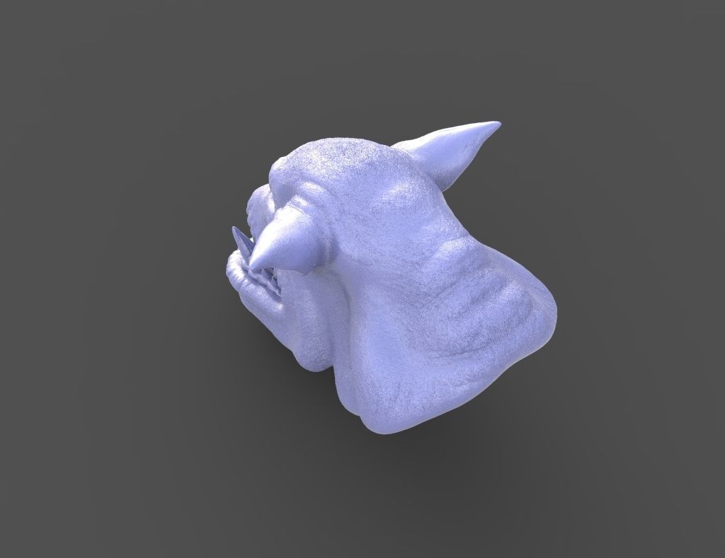 HEAD-Orc-3 high poly sculpt 3D model_2