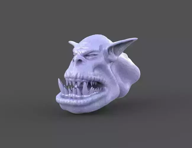 HEAD-Orc-3 high poly sculpt 3D model