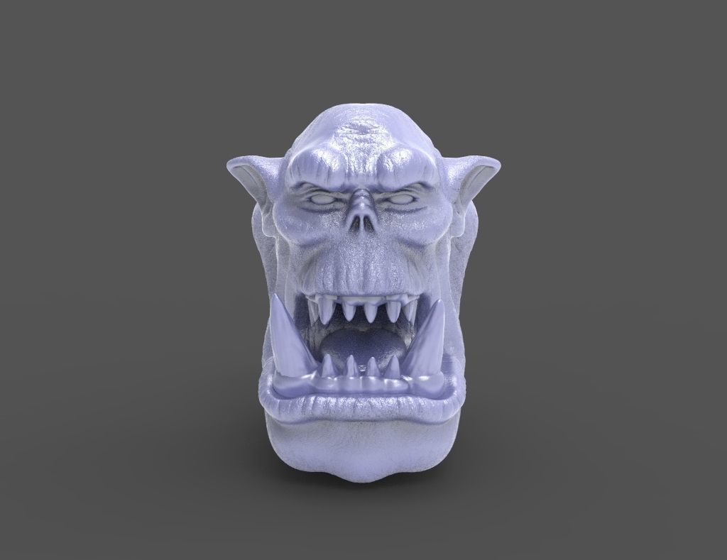 HEAD-Orc-4 high poly sculpt 3D model_1