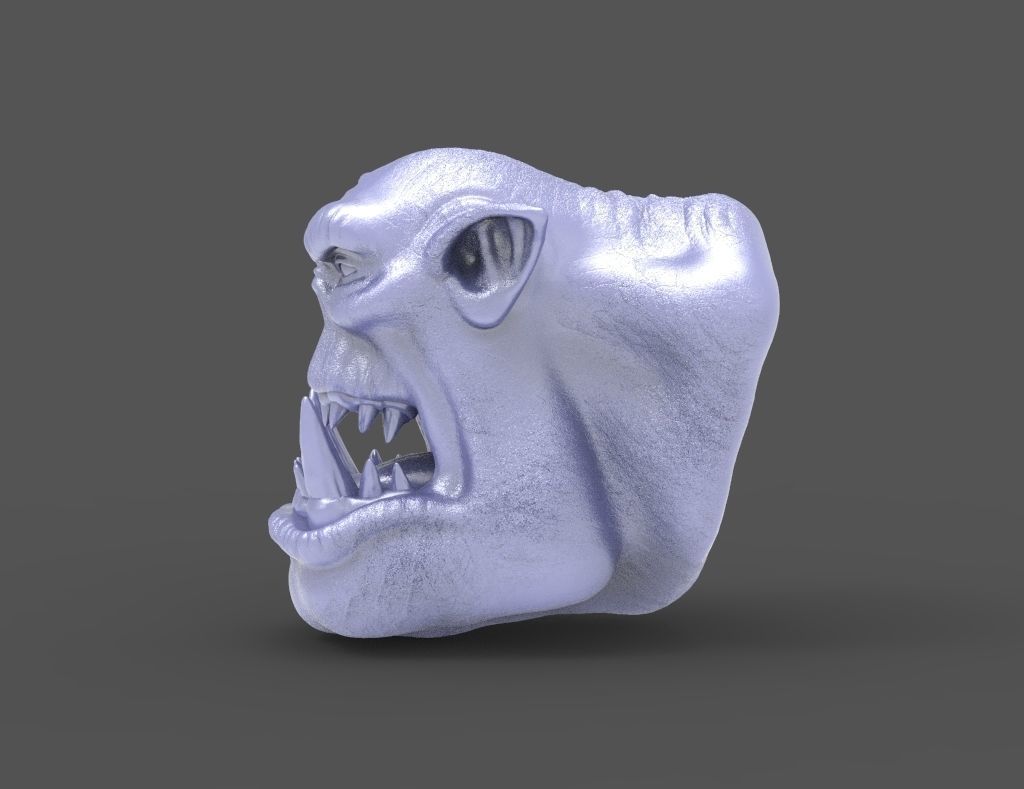 HEAD-Orc-4 high poly sculpt 3D model_2