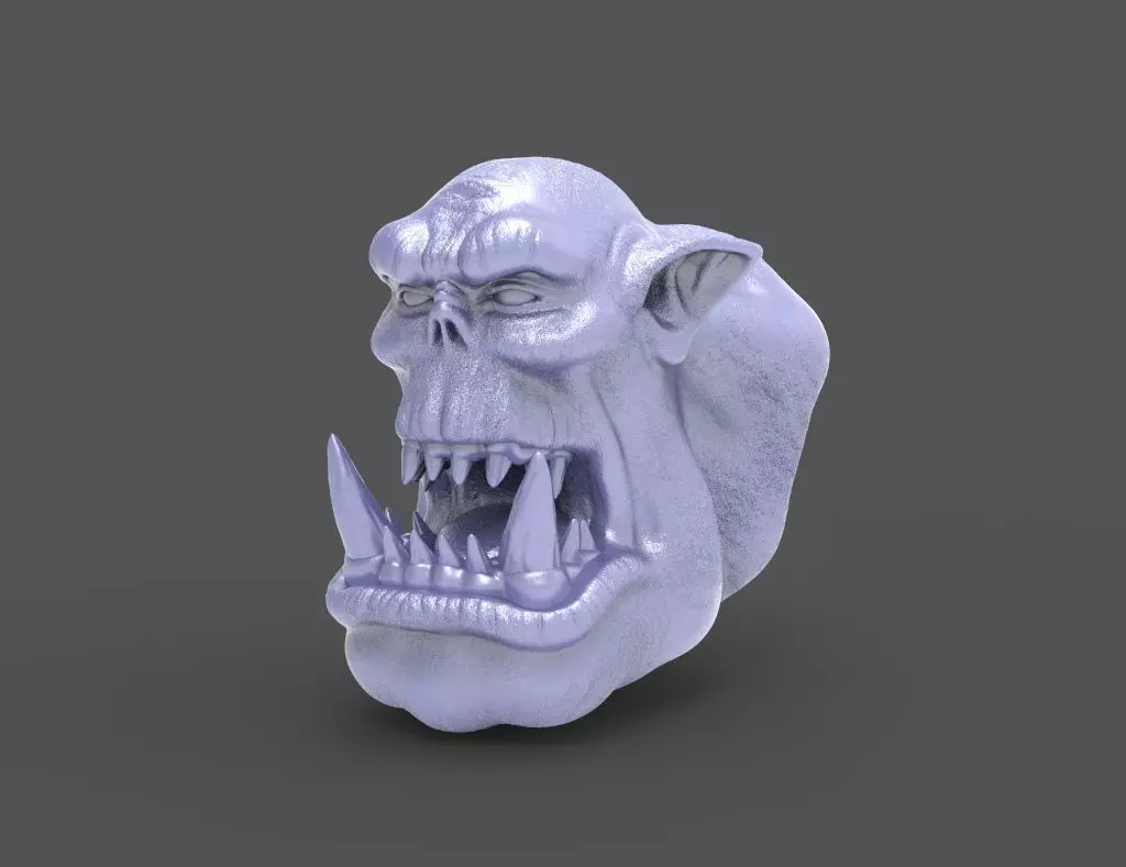 HEAD-Orc-4 high poly sculpt 3D model_0