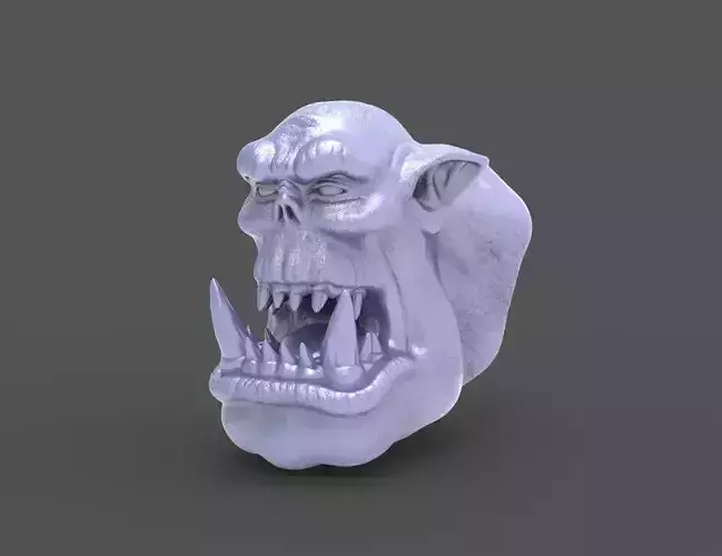 HEAD-Orc-4 high poly sculpt 3D model
