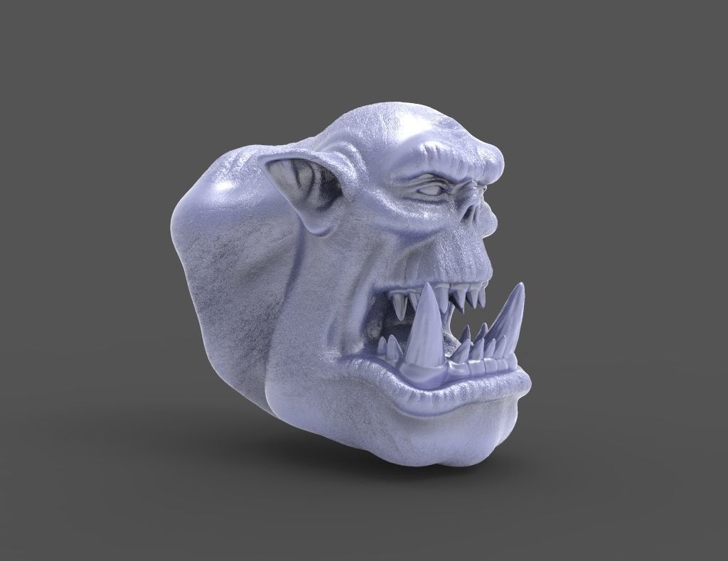 HEAD-Orc-4 high poly sculpt 3D model_5