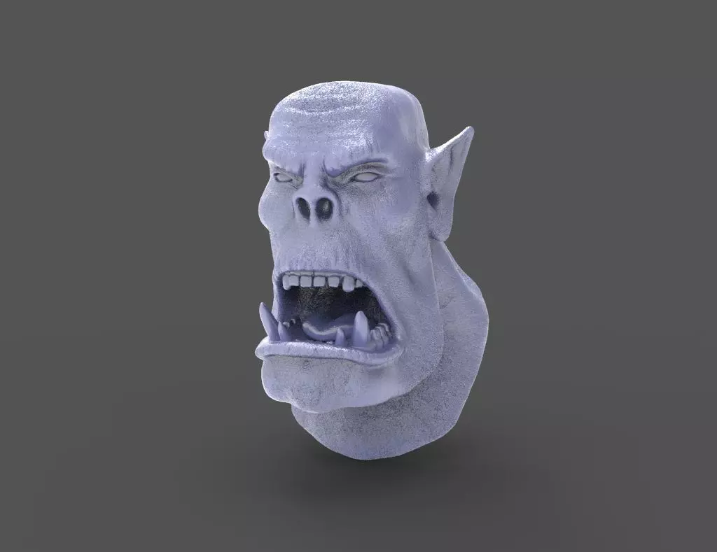 HEAD-Orc-5 high poly sculpt 3D model_0