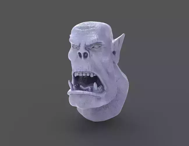 HEAD-Orc-5 high poly sculpt 3D model