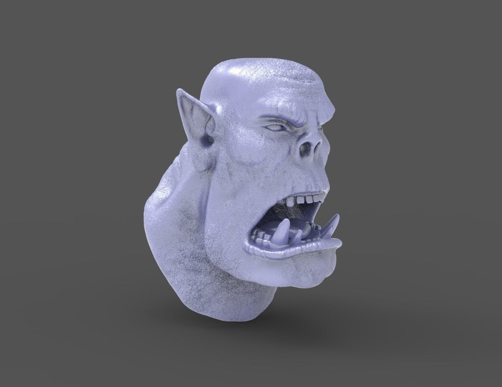 HEAD-Orc-5 high poly sculpt 3D model_5