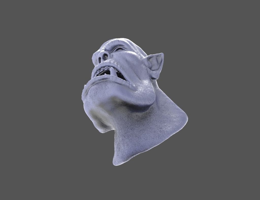 HEAD-Orc-5 high poly sculpt 3D model_4