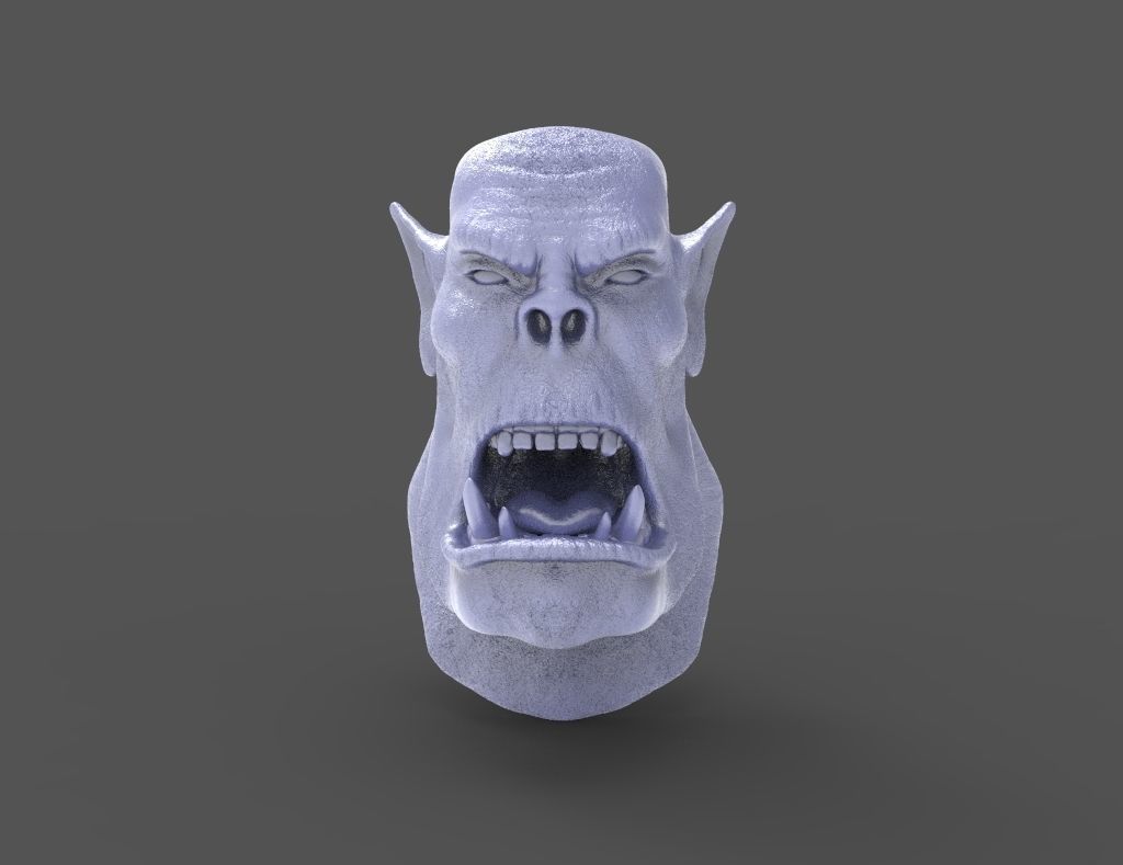 HEAD-Orc-5 high poly sculpt 3D model_1