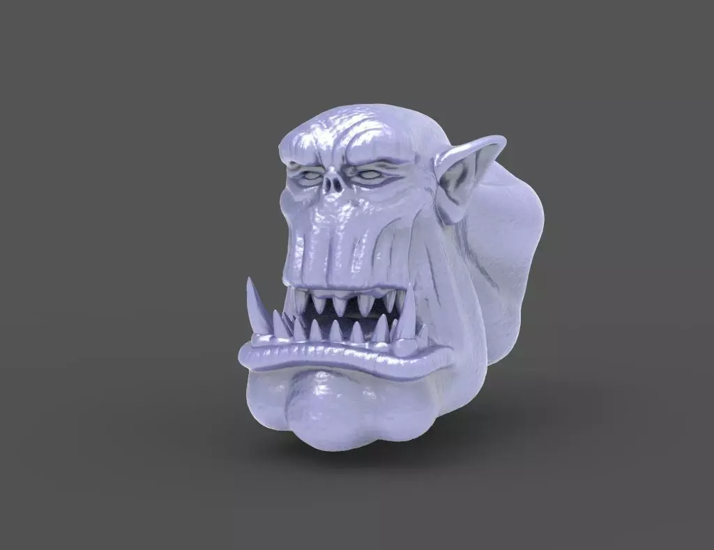 HEAD-Orc-6 high poly sculpt  3D model_0