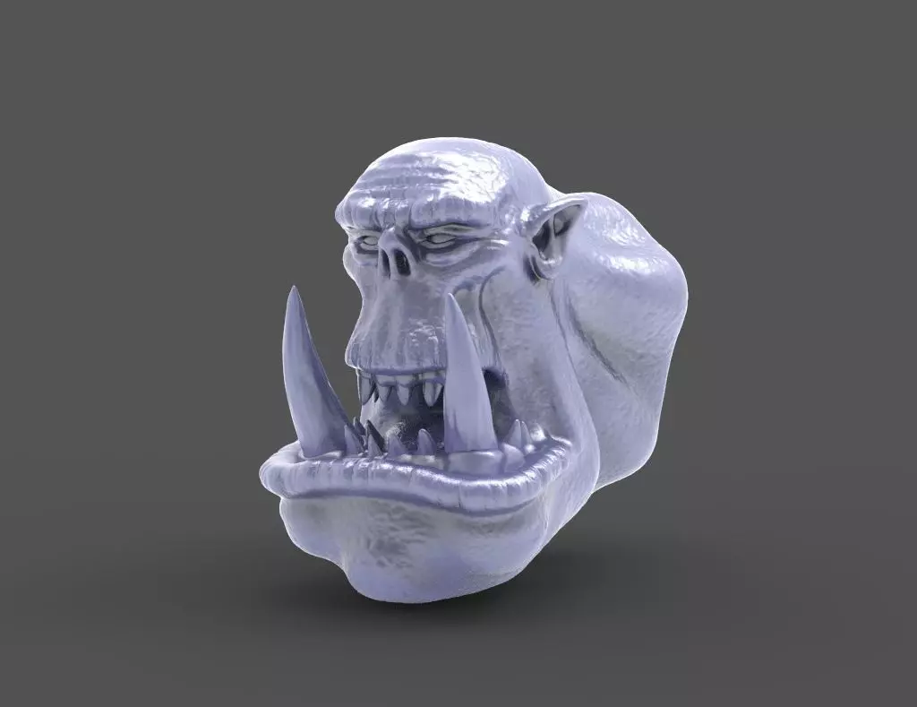 HEAD-Orc-7 high poly sculpt  3D model_0