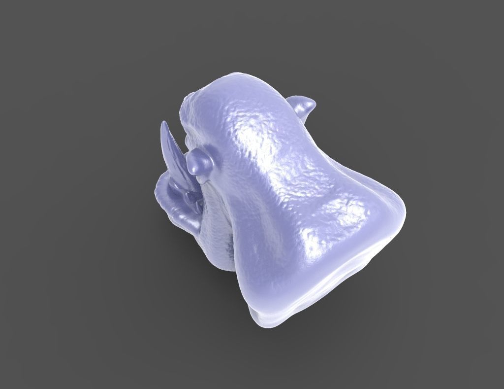 HEAD-Orc-7 high poly sculpt  3D model_3