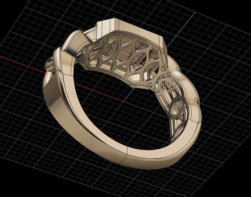 rings 3D print model_2