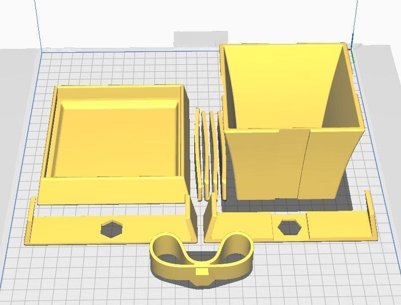 Gift-box toon 3D print model_2