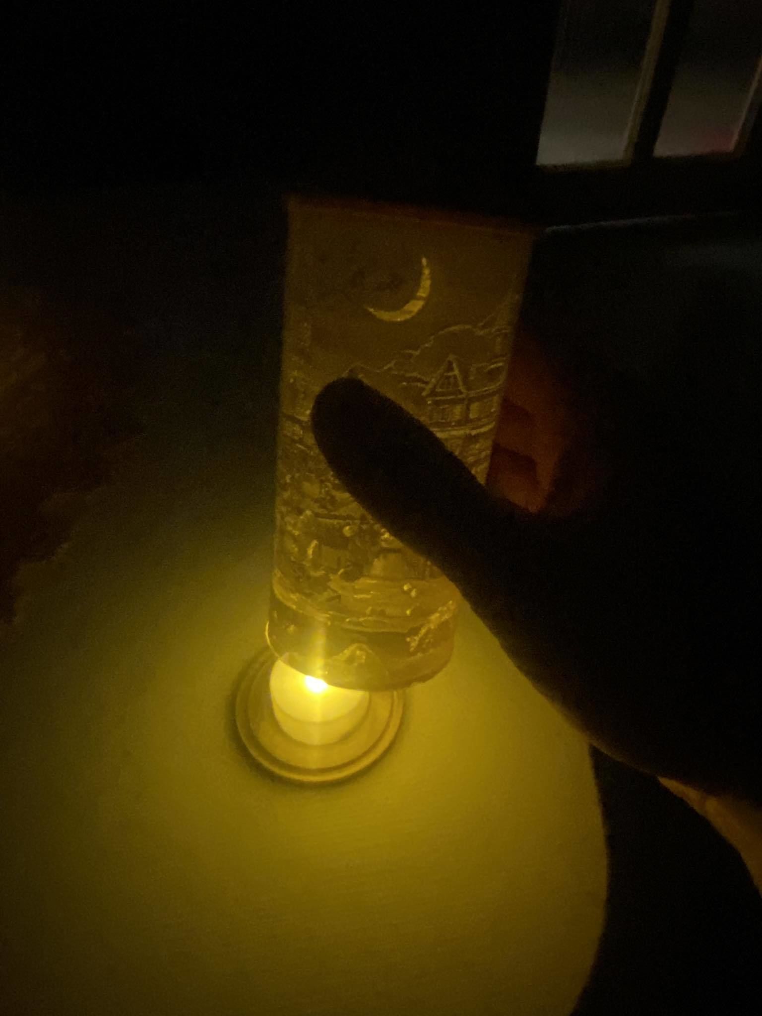 Commercial license christmas city led tealight decoration 3D print model_4