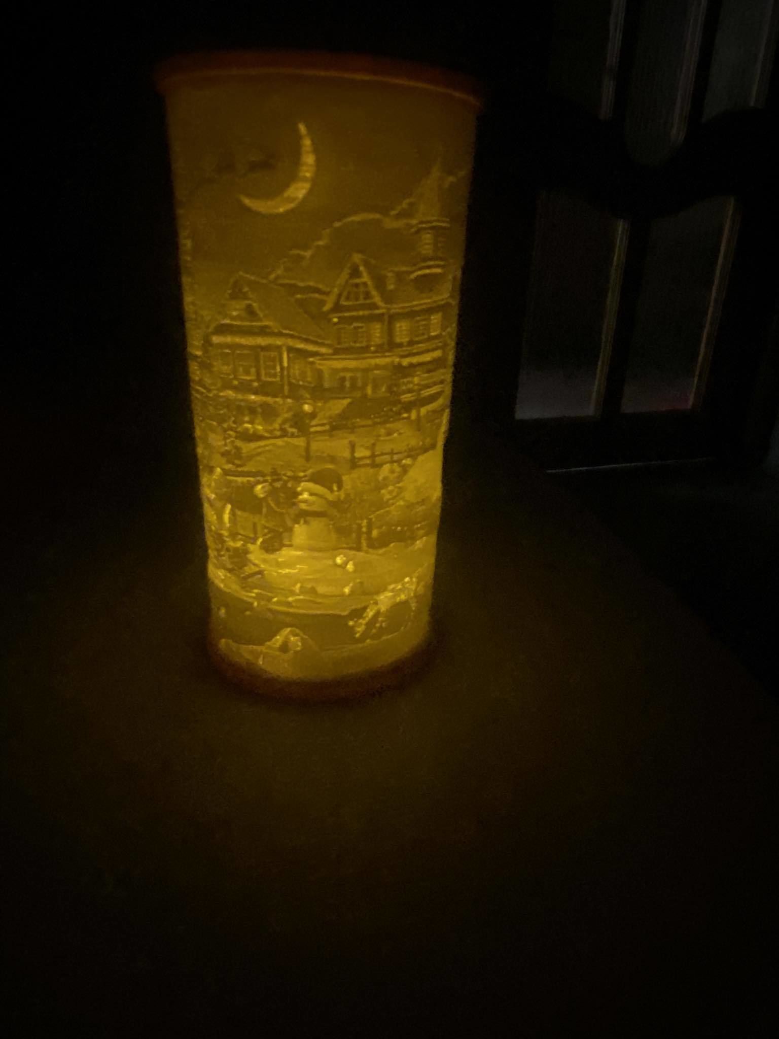 Commercial license christmas city led tealight decoration 3D print model_2