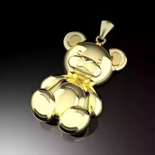 TEDDY BEAR pendant plain 