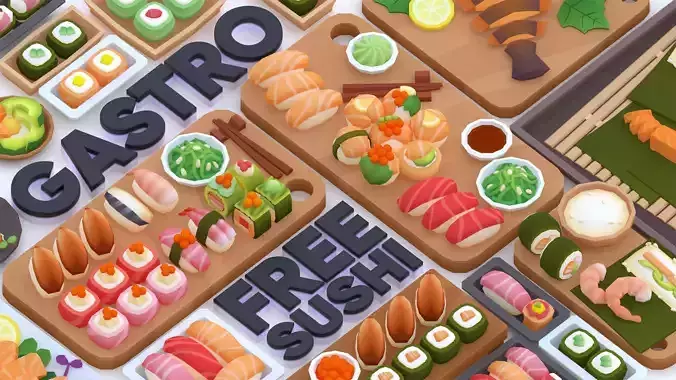 GASTRO Sushi Food Pack FREE
