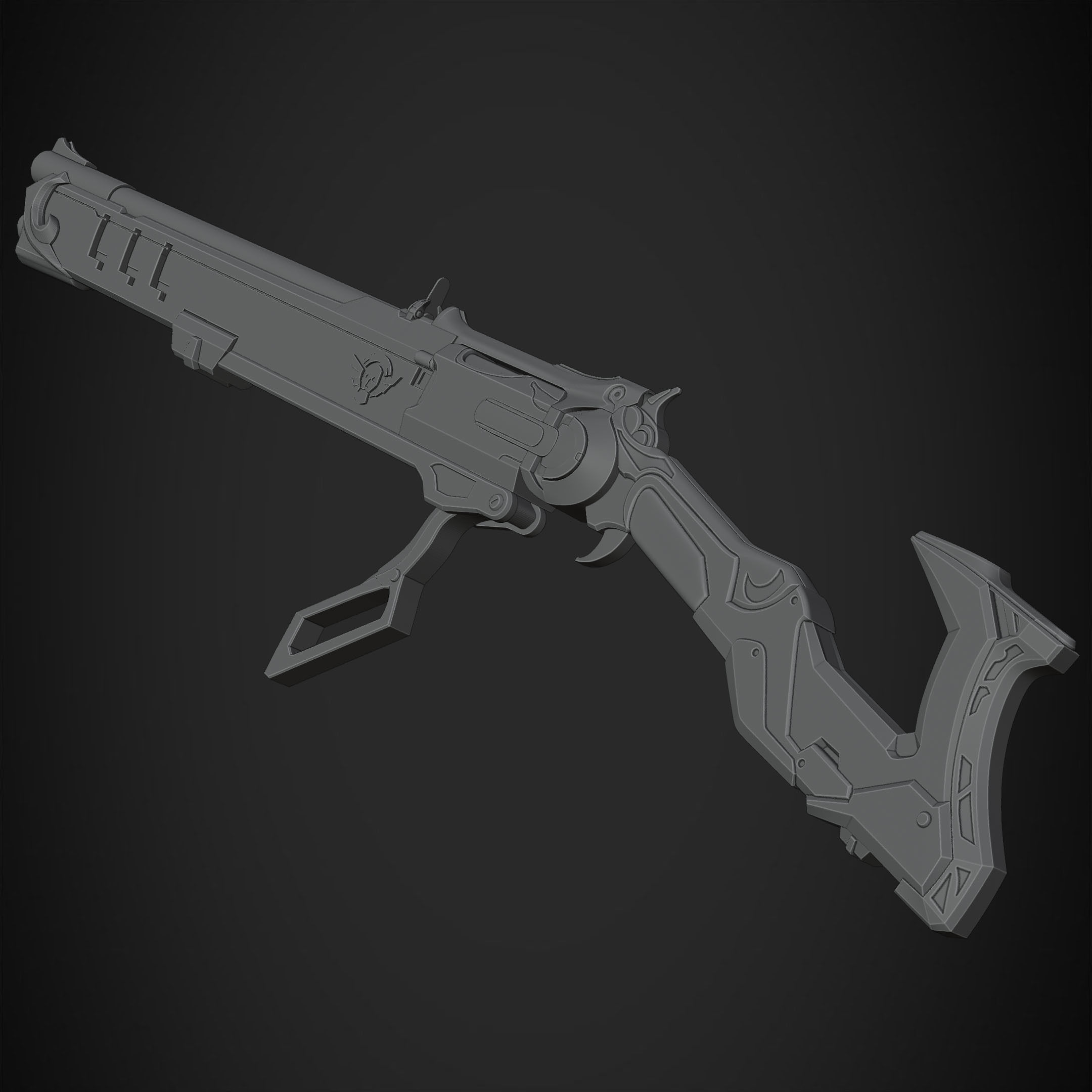 Overwatch Ashe Viper Gun for Cosplay 3D print model_21