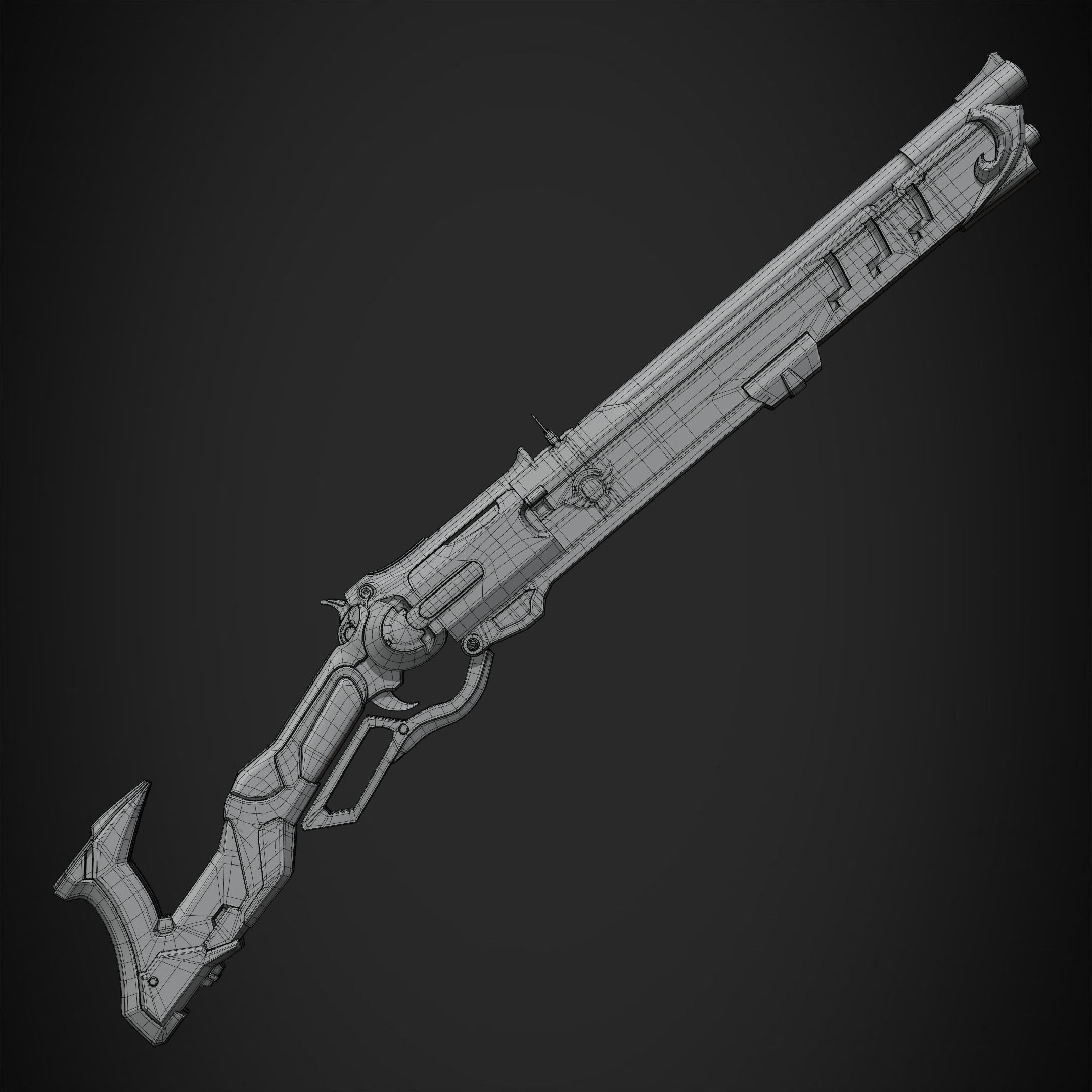 Overwatch Ashe Viper Gun for Cosplay 3D print model_14