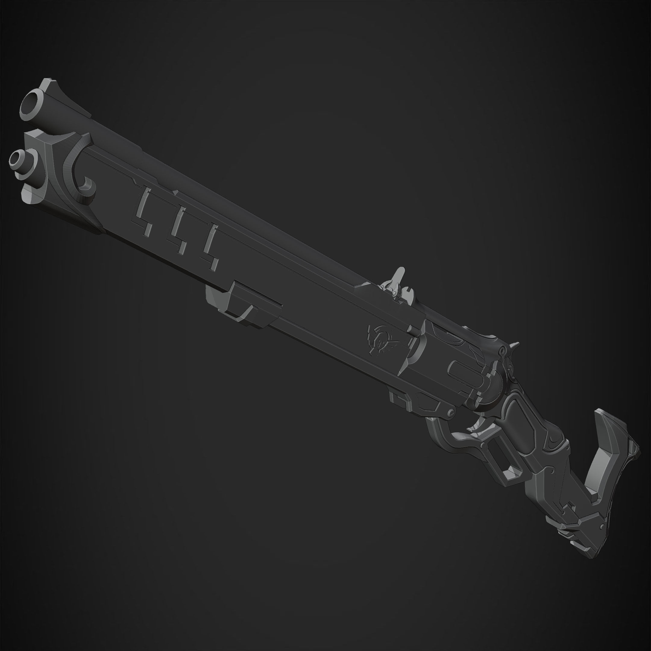 Overwatch Ashe Viper Gun for Cosplay 3D print model_19