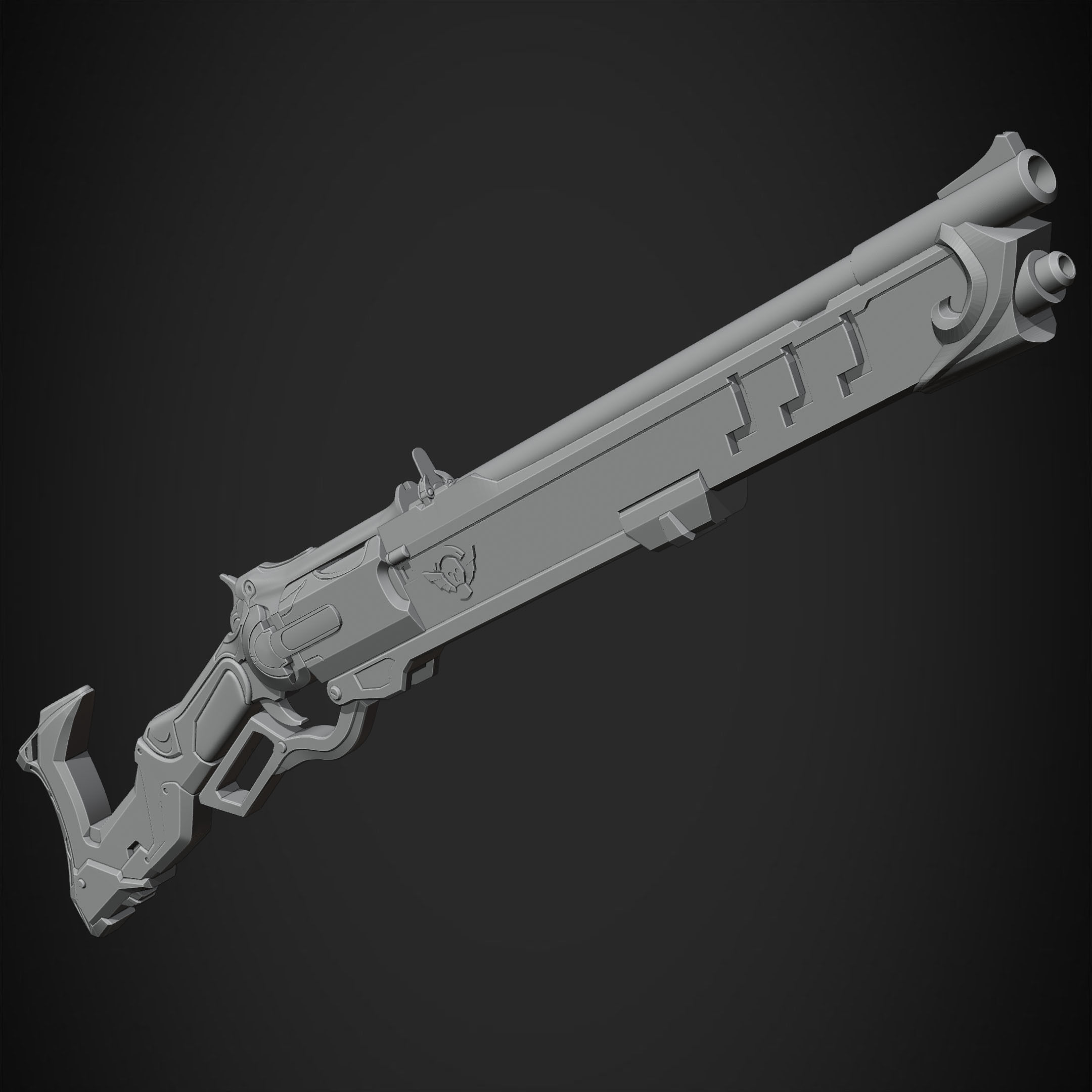 Overwatch Ashe Viper Gun for Cosplay 3D print model_17