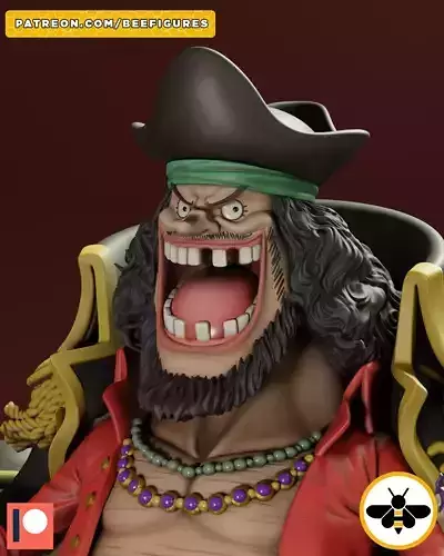 BLACKBEARD - ONE PIECE - FAN ART