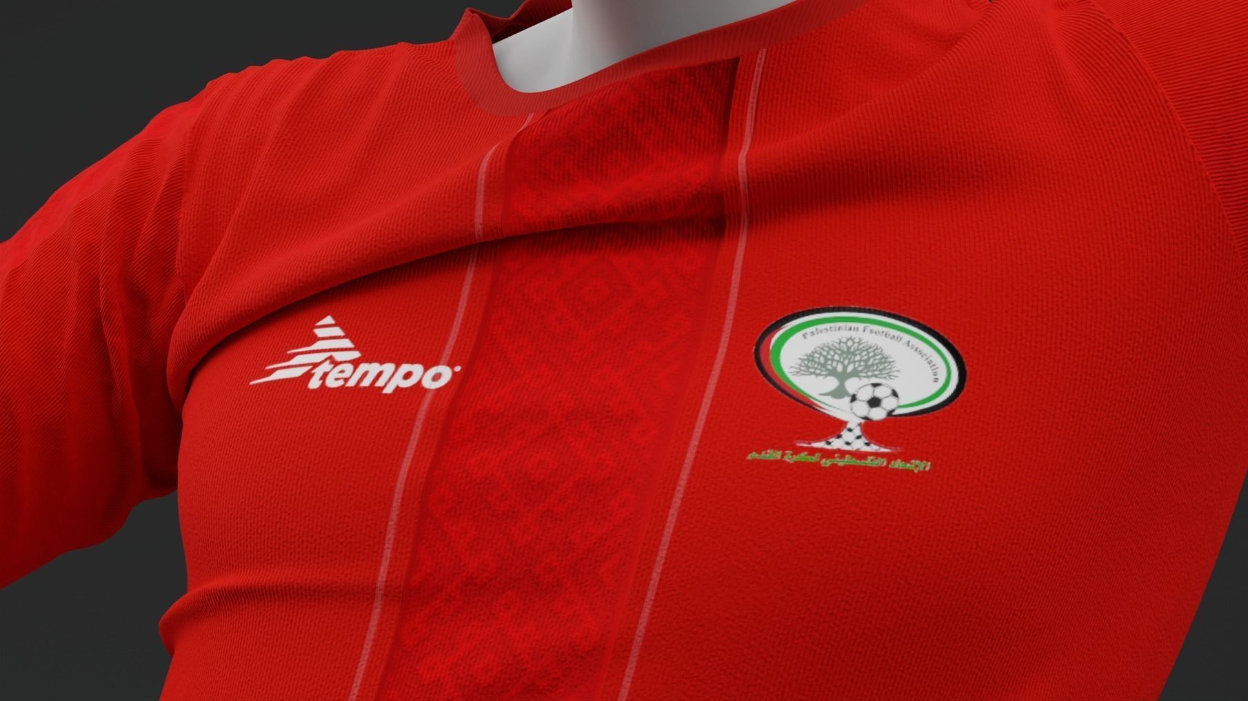 Palestine 2022  Home Jersey 3D model_5
