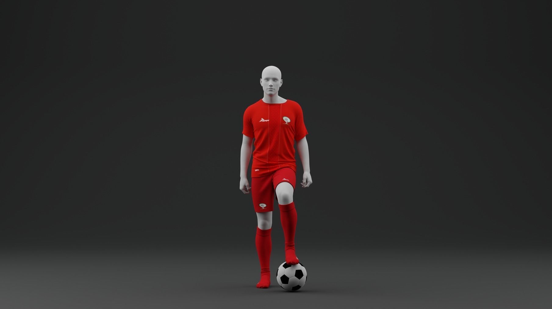 Palestine 2022  Home Jersey 3D model_12