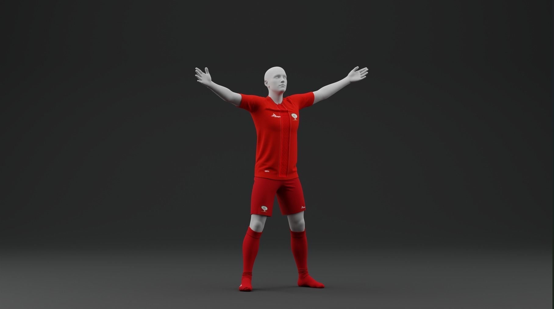 Palestine 2022  Home Jersey 3D model_14
