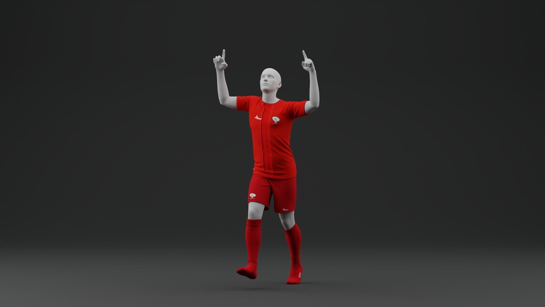Palestine 2022  Home Jersey 3D model_13