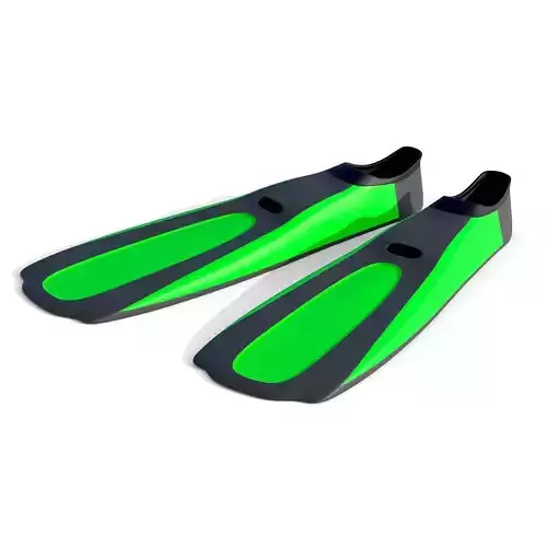 Dive Flippers Green