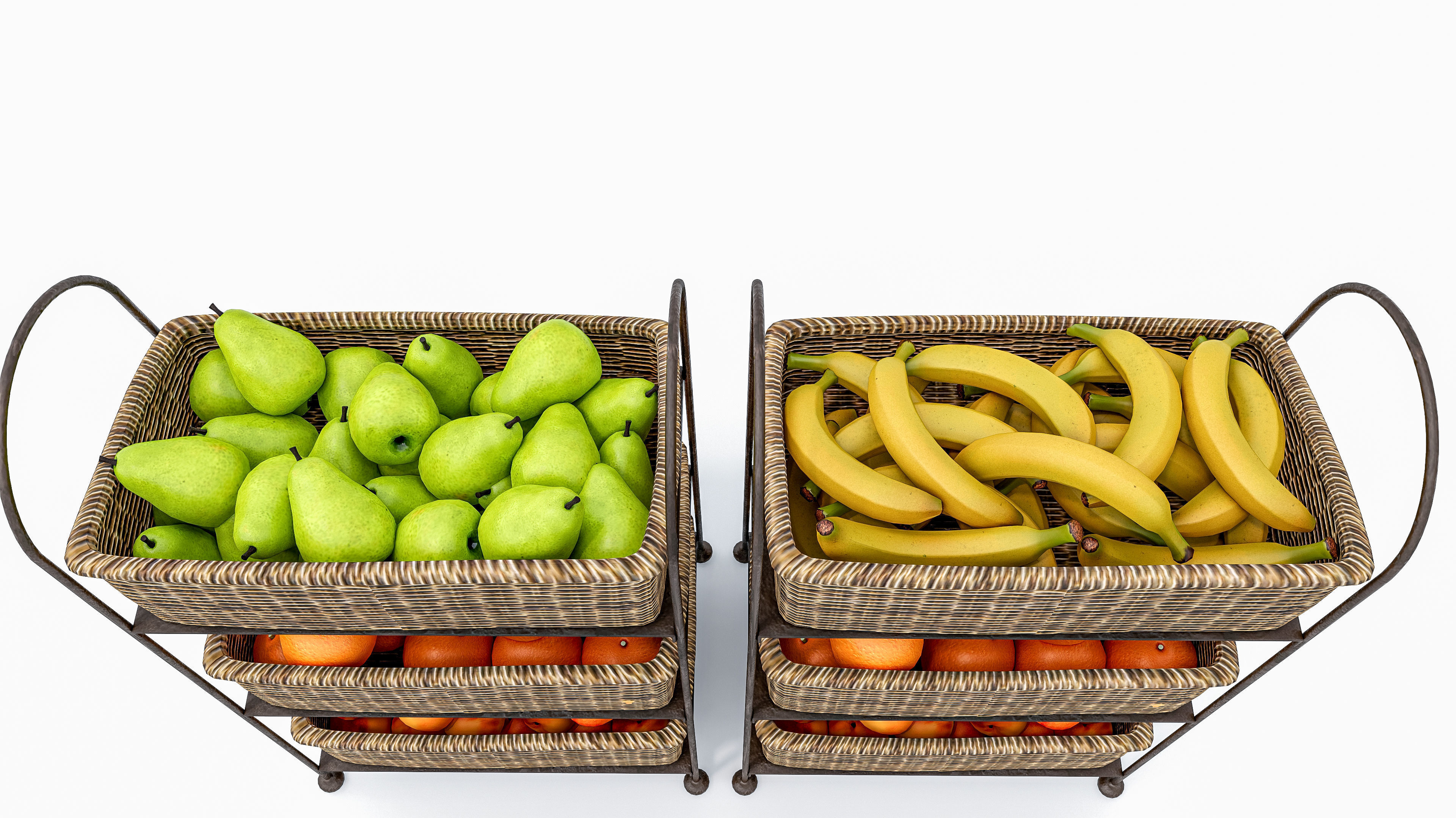 Fruits and vegetables Supermarket Grocery store 3D model_7