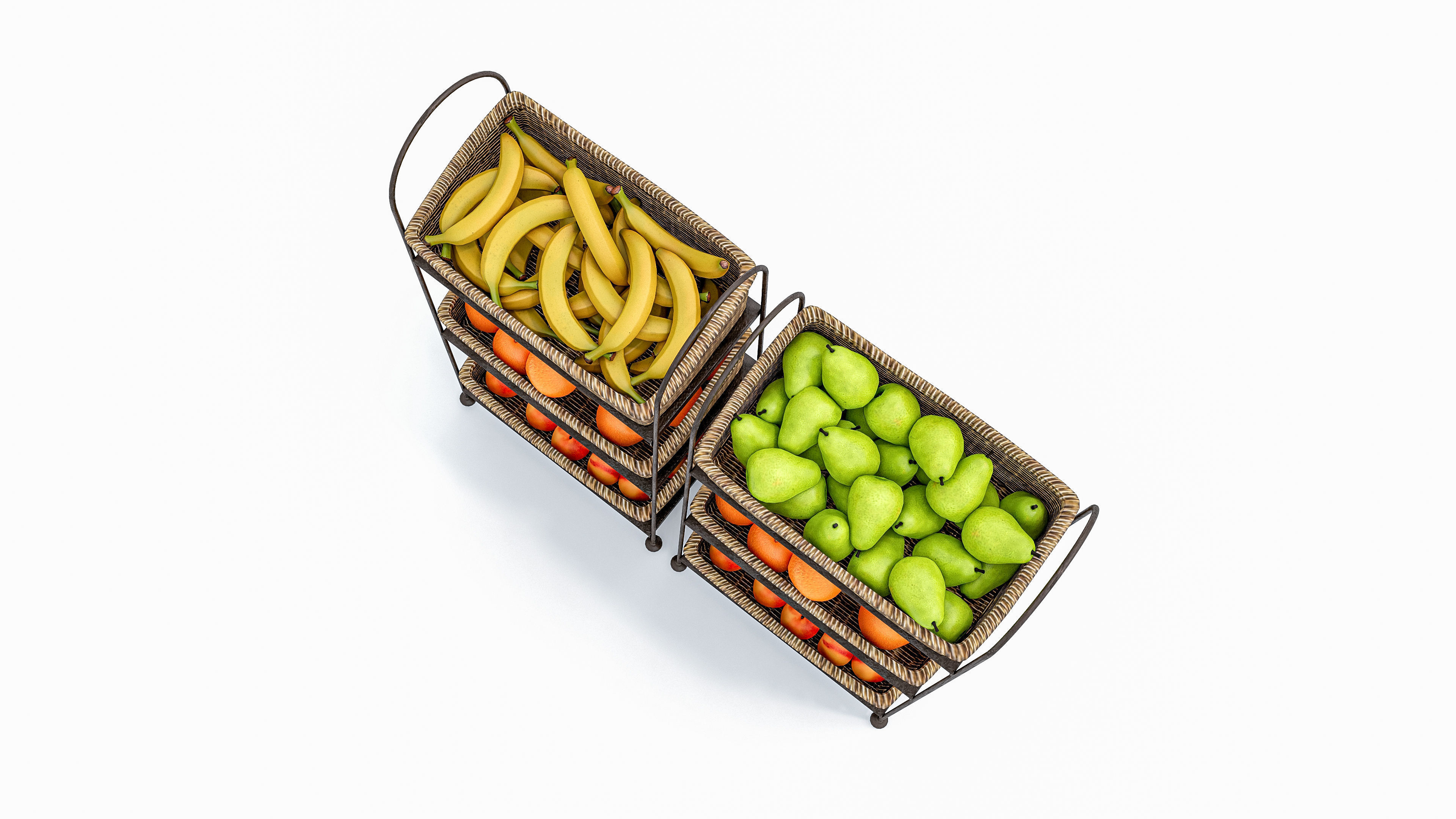 Fruits and vegetables Supermarket Grocery store 3D model_15