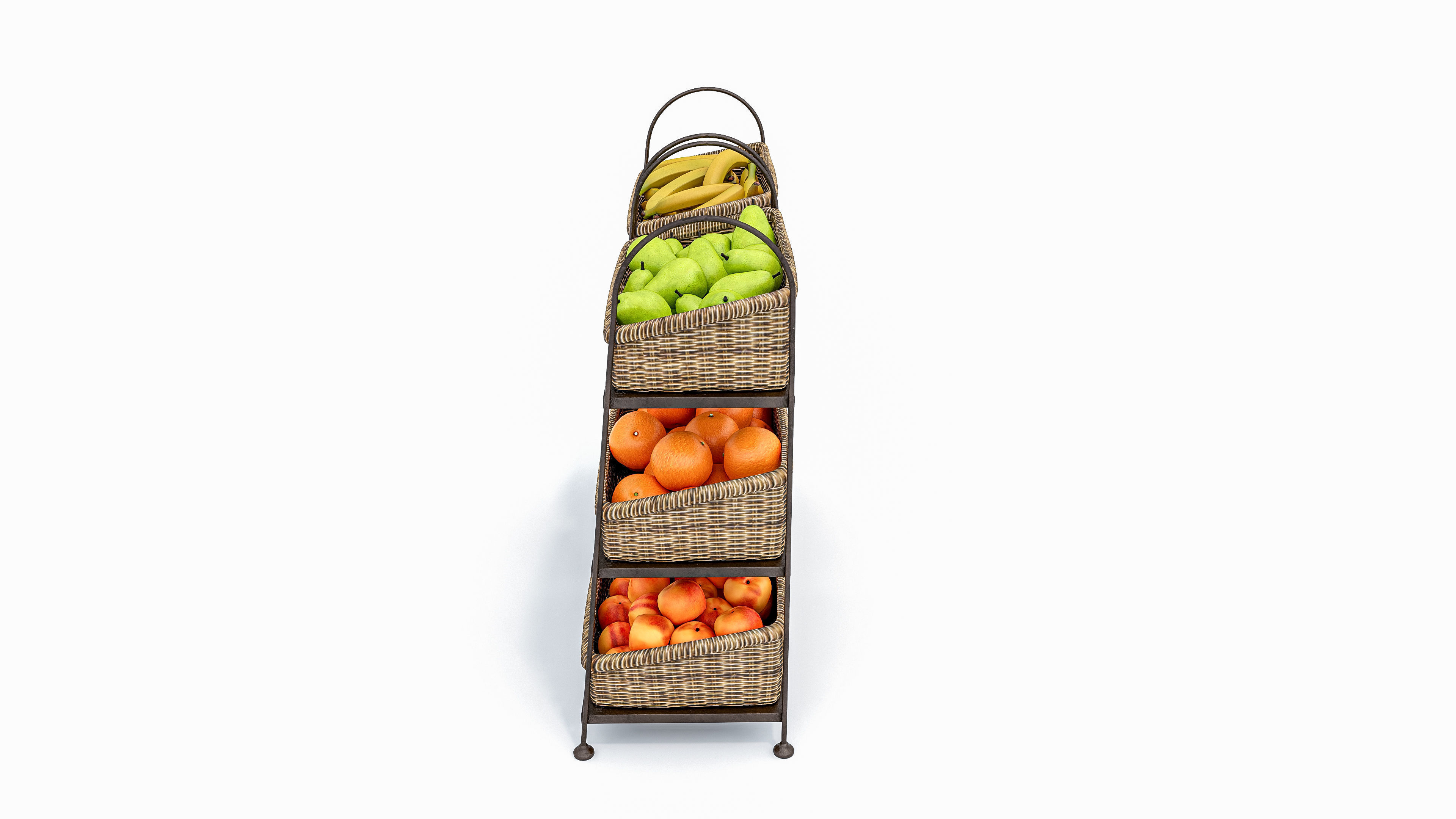 Fruits and vegetables Supermarket Grocery store 3D model_3
