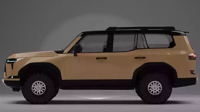 Lexus GX 500 2023 3D model