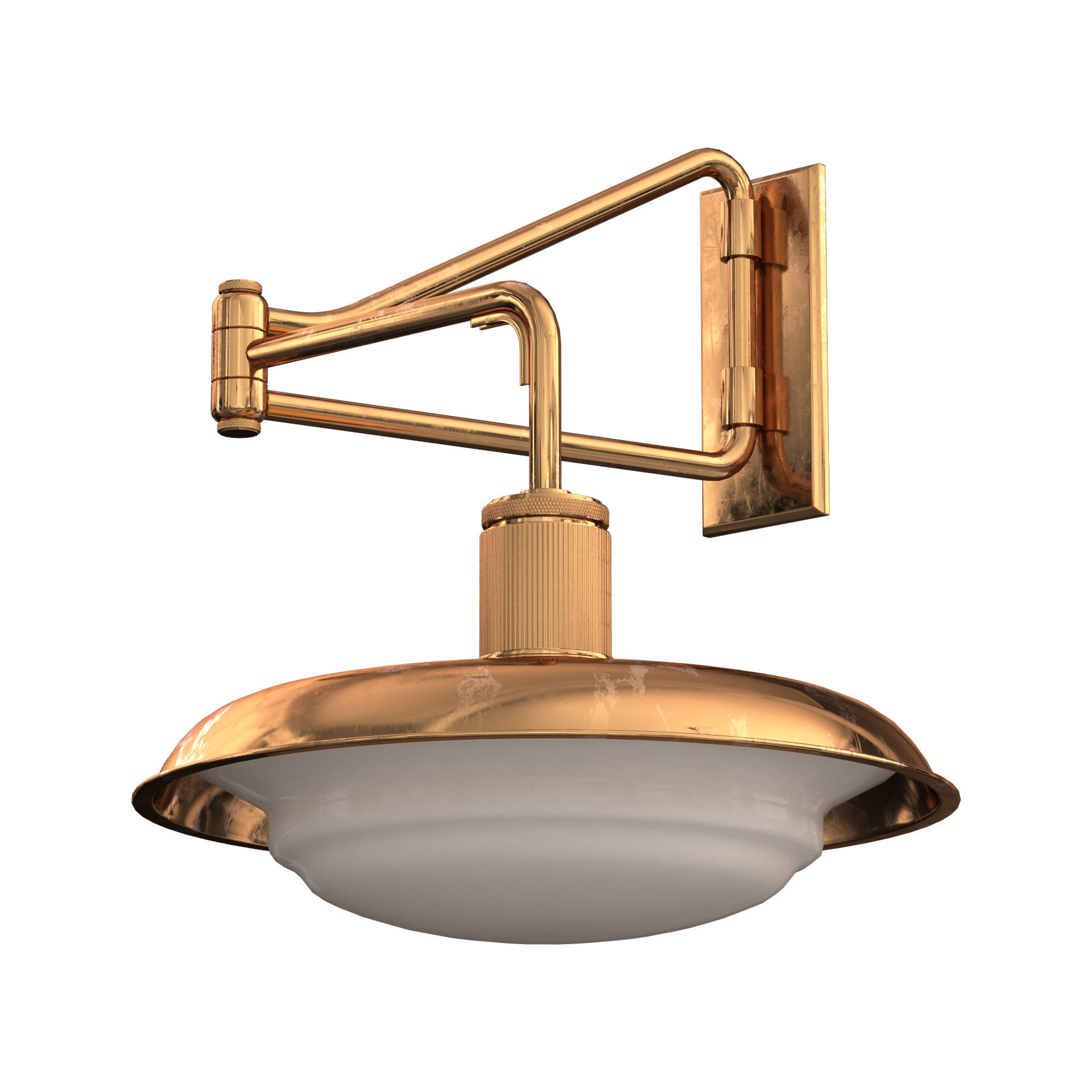 OSCAR SCONCE METAL SHADE 3D model_3