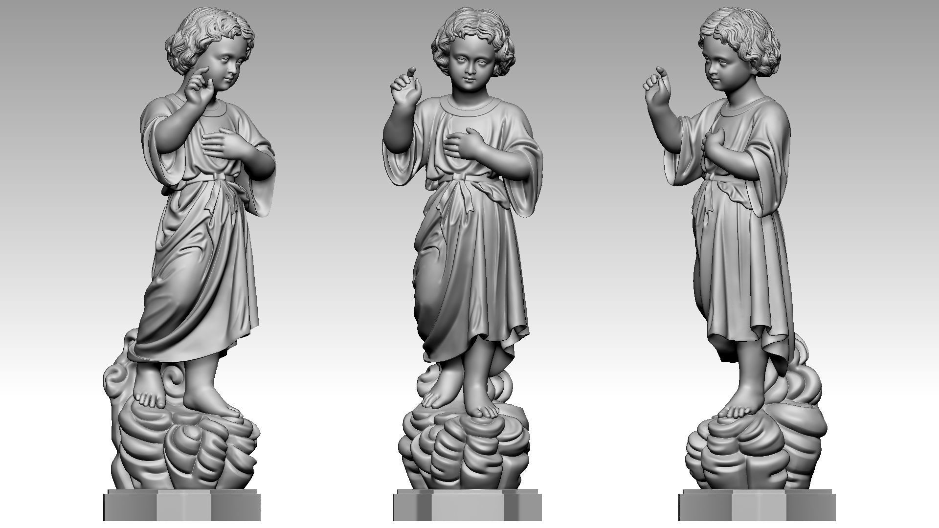 Baby Jesus 3D print model_1