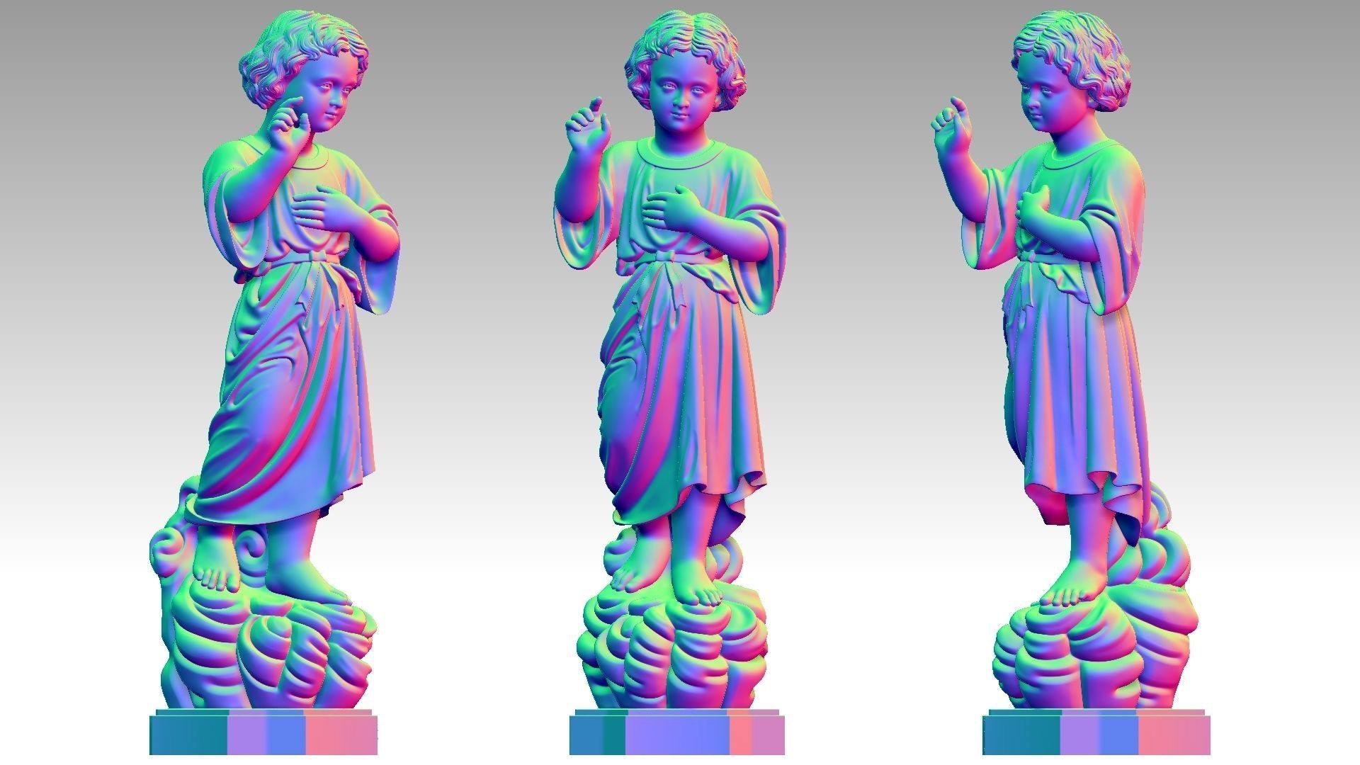 Baby Jesus 3D print model_3
