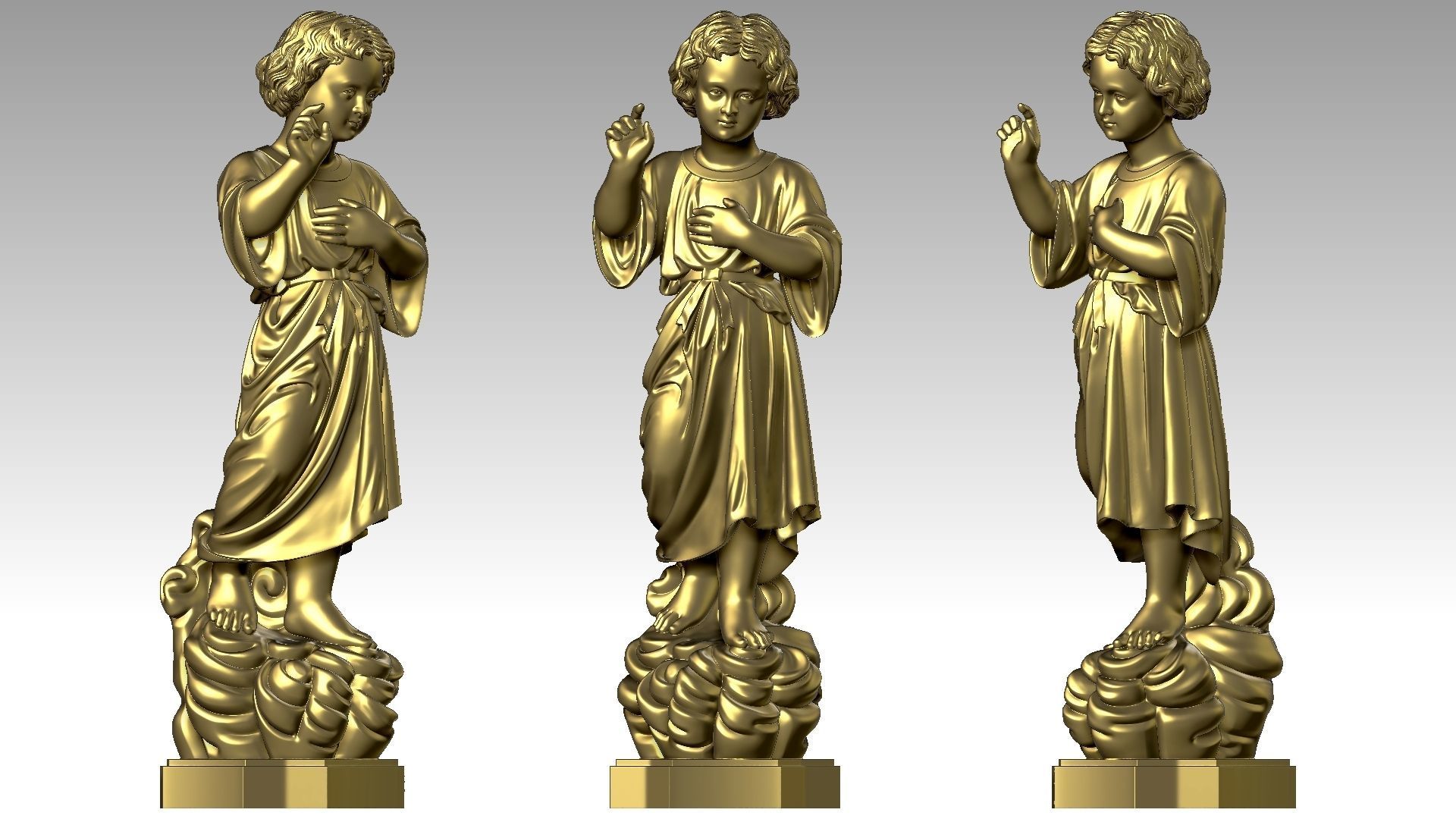 Baby Jesus 3D print model_10