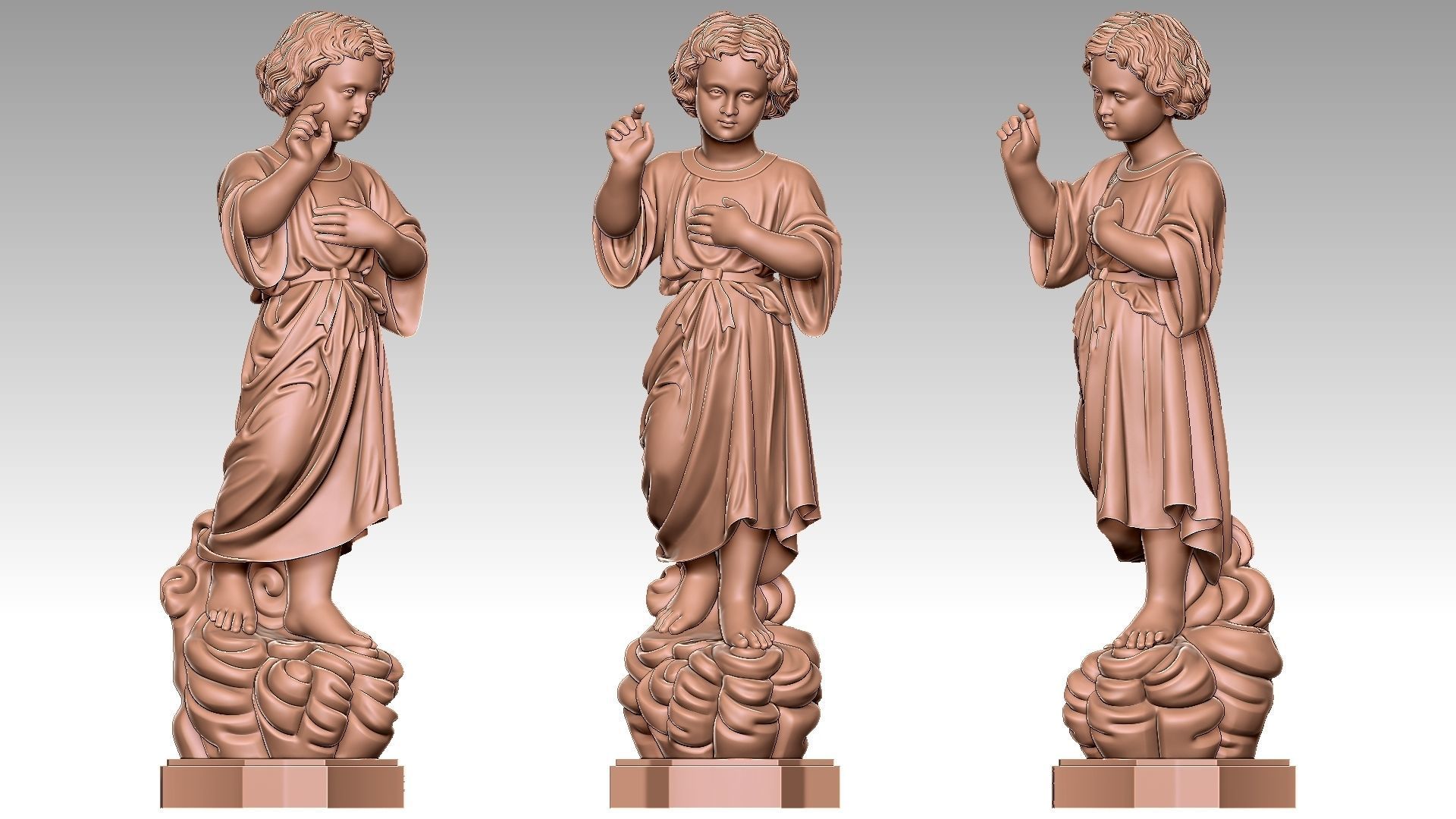 Baby Jesus 3D print model_9