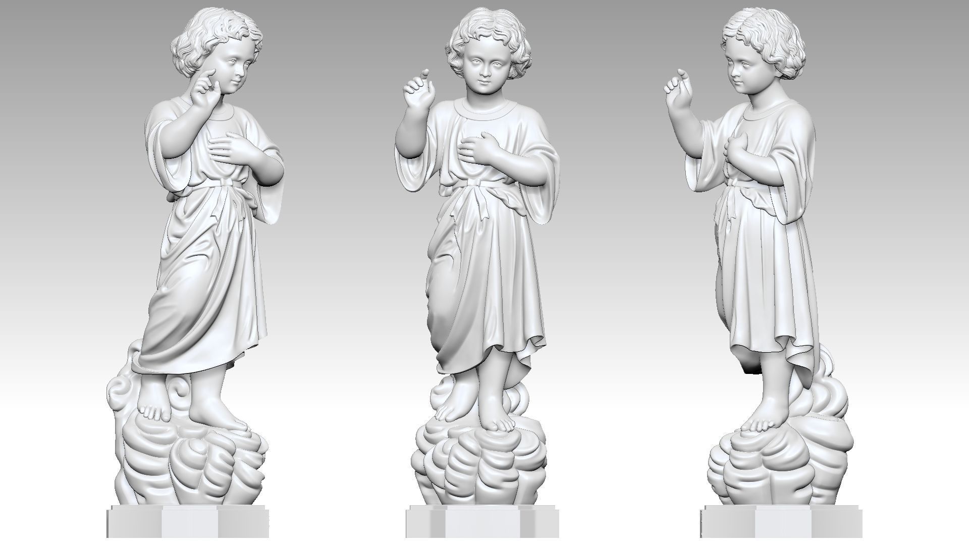 Baby Jesus 3D print model_12