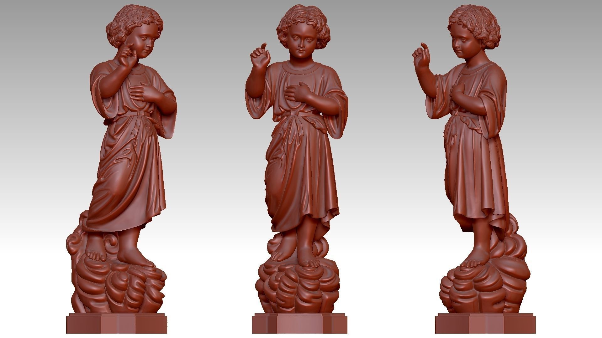 Baby Jesus 3D print model_8