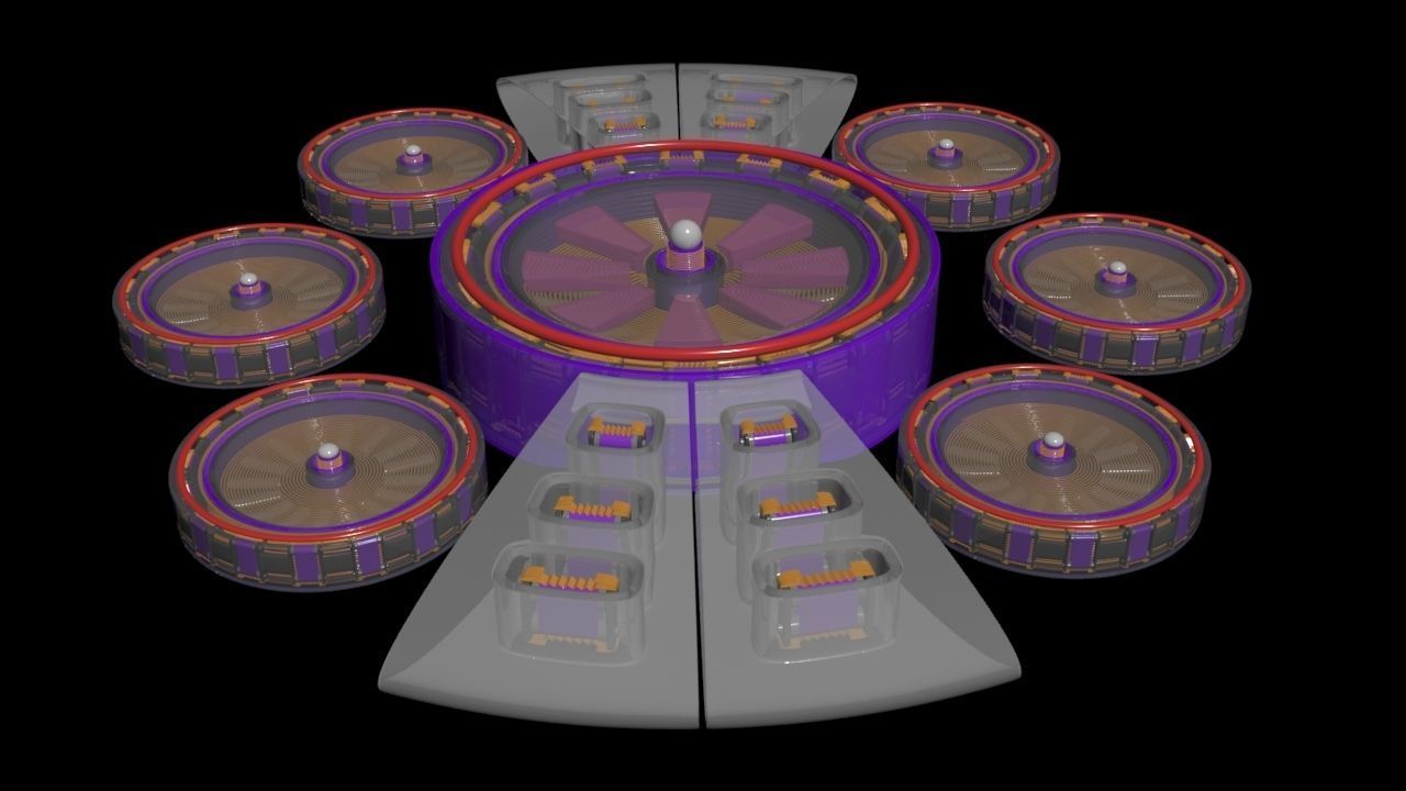 Dutch Industrial Space Company - Acceleratore Flux Ion - Concept 3D model_7